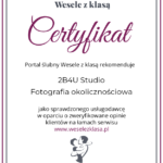 Certyfikat od WeselezKLasa.pl